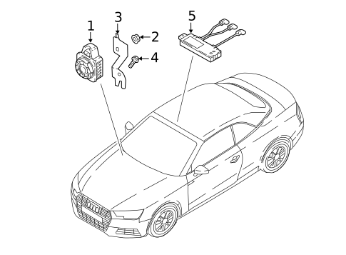 Anti-Theft Components for 2018 Audi RS5 #0