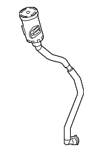 16137466189 - Emission System: Emission Filter for BMW: 230i, 230i xDrive, 330i, 330i xDrive, 430i, 430i Gran Coupe, 430i xDrive, 430i xDrive Gran Coupe, M2, M240i, M240i xDrive, M3, M340i, M340i xDrive, M4, M440i, M440i Gran Coupe, M440i xDrive, M440i xDrive Gran Coupe Image
