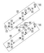 5146673AE - Rear Axle; American Axle 300 MM Dual Rear Wheels; Differential and Drive Line: Drive Shaft for Mopar Image