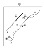 68519088AA - Fuel and Accelerator Pedal: 2 Way Clip for Mopar Image