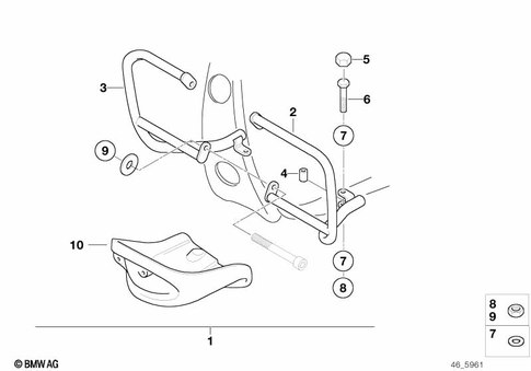 Safety Bar for 1997 BMW-Motorrad F 650 ST #0