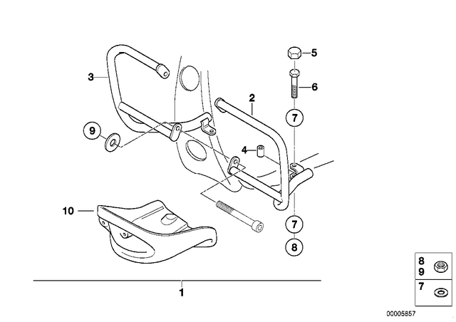 46621453668 - Frame and Mounting Parts: Protective Cap for B+ - M6 for BMW-Motorrad Image