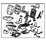 84371739 - Body: Seat Assembly for Chevrolet: Tahoe | GMC: Yukon Image