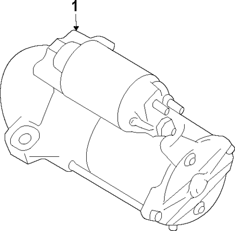 Starter for 2012 Ford Explorer #1