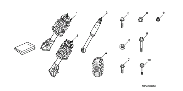 Sport Suspension (2) for 2008 Honda Civic #0