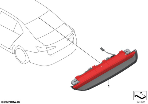 Third Stoplamp for 2025 BMW 740i #0