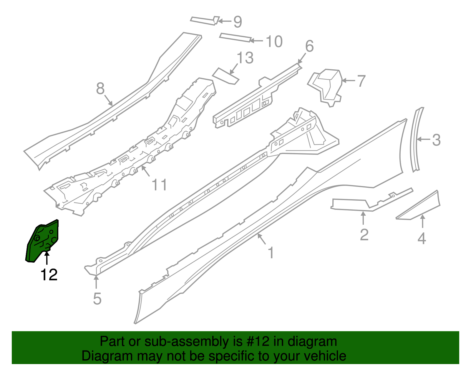 Mount Panel Mount Plate - BMW (51777336371)