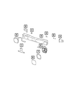 3738921 - Electrical: License Plate Bracket for Mopar Image