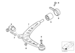 31126758533 - : Wishbone, Left for BMW Image