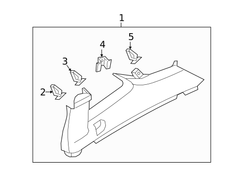 Interior Trim - Quarter Panels for 2019 Volkswagen Tiguan #0