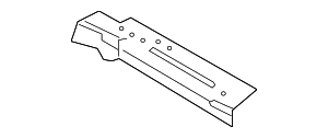 DT1Z6151186E - Body: Roof Side Rail Reinforcement for Ford Image