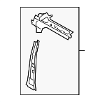 DT1Z61513A30AA - Body: Inner Center Pillar for Ford: Transit Connect Image