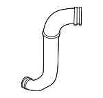 1J0129654T - Engine: Air Inlet Pipe for Volkswagen: Beetle, Golf, Jetta Image