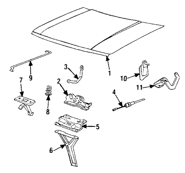 5218366 - Body: Hood for Mopar Image