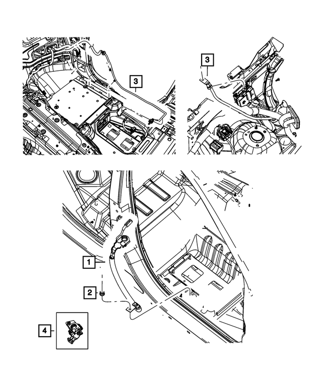 68191445AA - Electrical: Positive Battery Terminal Kit for Mopar Image