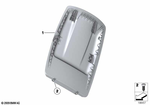 52107119937 - Seats: Rear Panel With Net Bag for BMW Image