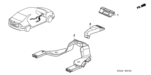 Duct for 2007 Honda Civic #0