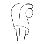 54131STXA83ZD - : 2010-2013 Acura MDX - Knob Set, Select Lever *NH690L* (Premium Black) for Acura: MDX Image