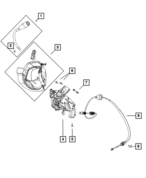 Gearshift Controls and Related Parts for 2013 Dodge Charger #1