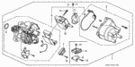 30105P0HA01 - Engine: HOUSING, DISTRIBUTOR for Honda Image