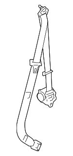 19167351 - Electrical: Belt &amp; Retractor for Cadillac: Escalade EXT | Chevrolet: Avalanche Image