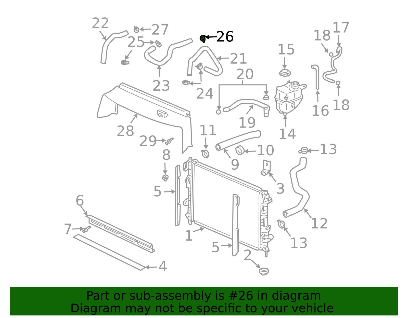 2004-2026 GM Multi-Purpose Clamp 11570615 GM | GMPartsDirect.com
