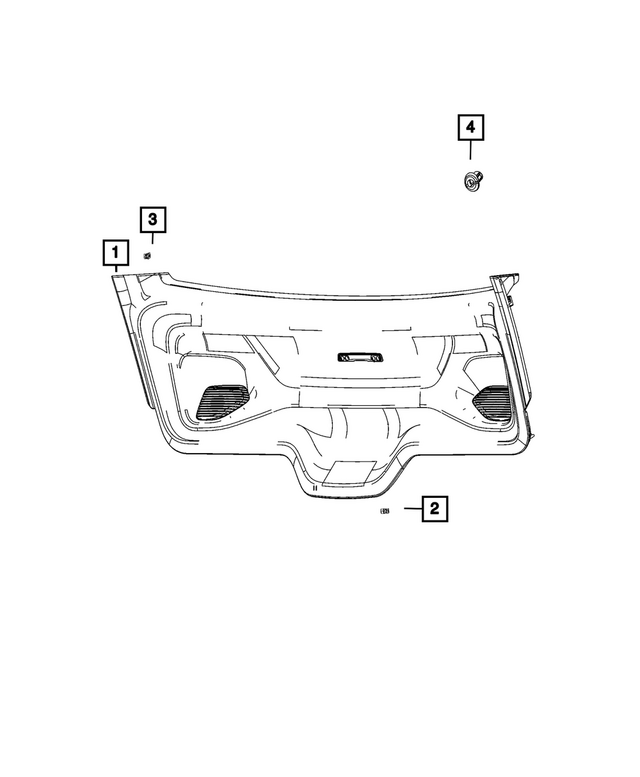 68641316AA - : Cargo Hook for Mopar Image
