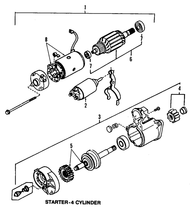 G60218400R00 - Electrical: Starter for Mazda Image