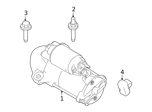 Starter & Related Components for 2010 Ford Flex #0