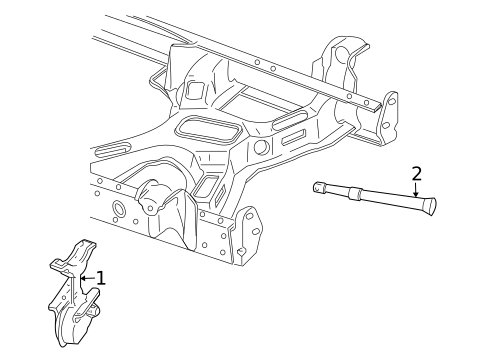 Carrier & Components for 2008 Lincoln Mark LT #0