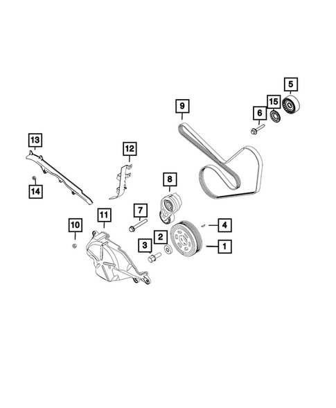 Pulleys and Related Parts for 2023 Alfa Romeo Giulia #0