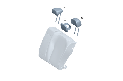 Head Restraint for 2023 Mercedes-Benz EQS 580 SUV #0