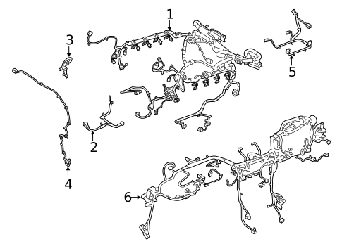 Wiring Harness for 2017 Land Rover Range Rover Sport #0