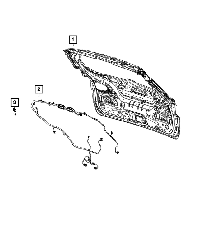 68492194AD - Electrical: Liftgate Wiring for Mopar Image