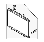 PY8V15200 - Cooling System: Radiator Assembly for Mazda: CX-9 Image