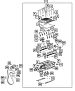 6510669AA - 6.2L Gas; Engine: Hex Flange Head Bolt, Mounting for Dodge: Challenger, Charger, Durango | Jeep: Grand Cherokee | Ram: 1500 Image