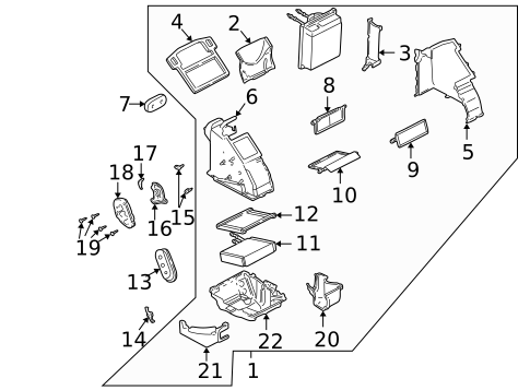 Evaporator & Heater Components for 2002 Ford Focus #0