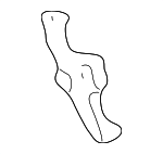 YS4Z18N332AA - HVAC: Heater Core Clip for Ford Image