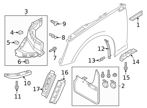Exterior Trim - Fender for 2024 Audi A5 Quattro #0