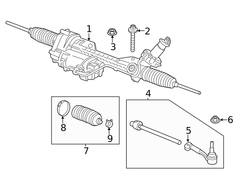 Steering Gear & Linkage for 2015 BMW X1 #1
