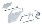 2067352300 - Rear Door: Side Window Pane, Tinted for Mercedes-Benz Image