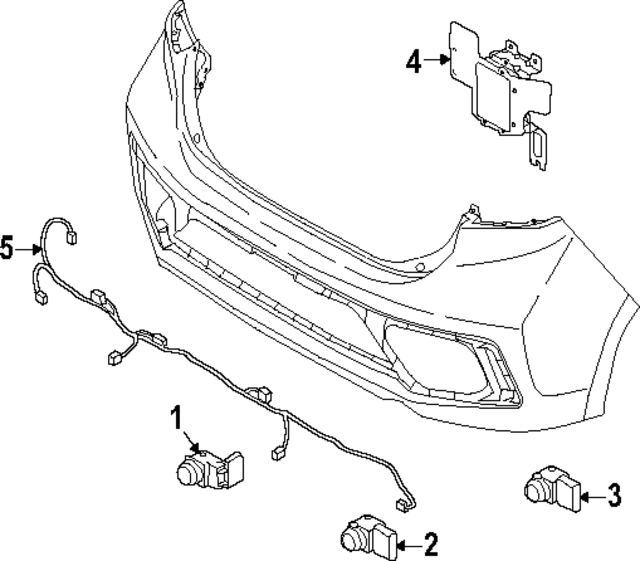99310GI500EB - : Park Sensor for Hyundai Image