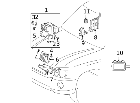 Traction Control for 2001 Toyota Highlander #0
