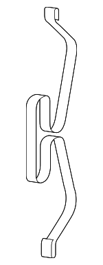 45005TVCA01 - Brakes: Retainer Spring for Honda Image