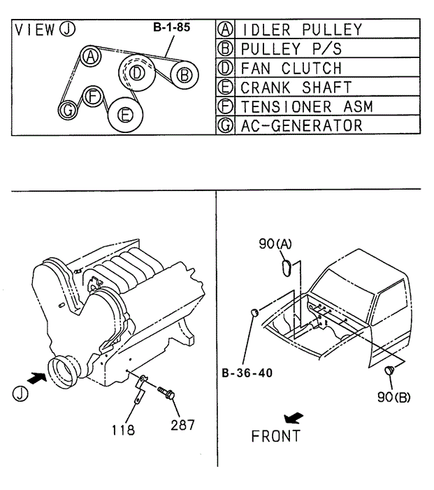 A/C Grommets for 2000 Honda Passport #0