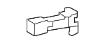 721250R010 - Body: Seat Track Rear Cover for Toyota Image