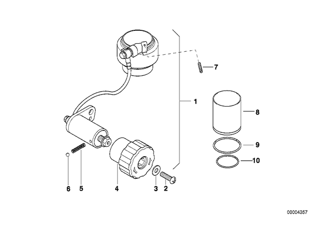 33532345489 - Rear Axle, Rear-Wheel Drive, Suspension: Handwheel for Spring Strut Adjustment -  for BMW-Motorrad Image