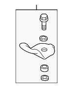 898952H000 - Electrical: Child Seat Bracket for Kia: Forte, Forte Koup Image