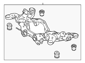 DG1Z5R003F - Suspension: Cross-Member for Ford Image