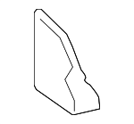 8W0864733 - Body: Inner Rail Insulator for Audi: A4, A4 allroad, A4 Quattro, A5 Quattro, A5 Sportback, RS5, RS5 Sportback, S4, S5, S5 Sportback Image